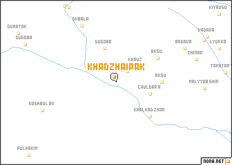 map of Khadzha-Ipak