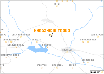 map of Khadzhidimitrovo