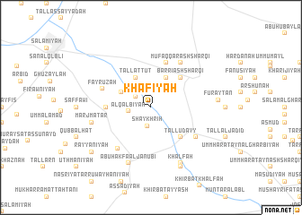 map of Khāfīyah