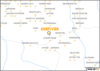 map of Khāfīyah