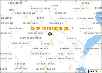 map of Khafīyat Abū Qalqal