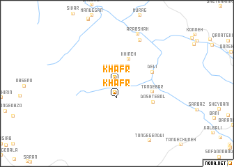 map of Khafr