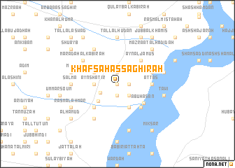map of Khafsah aş Şaghīrah