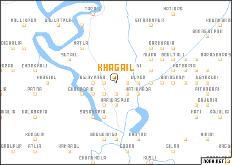 map of Khāgāil