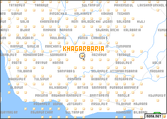 map of Khāgarbāria