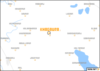 map of Khāgāura