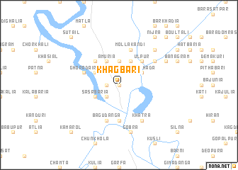 map of Khāgbāri