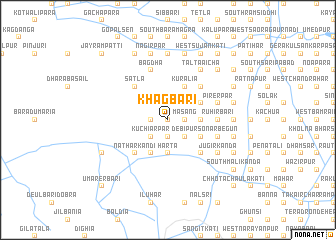 map of Khāgbāri