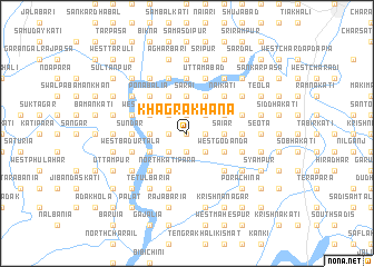 map of Khāgrākhāna