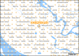map of Khāgrākuri
