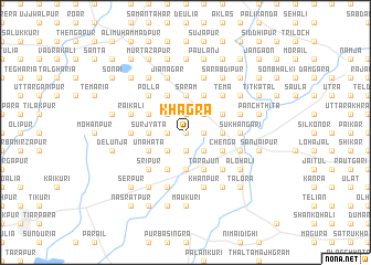 map of Khāgra