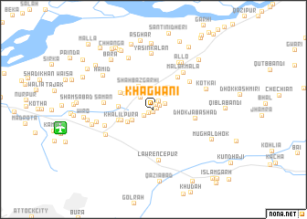 map of Khagwāni
