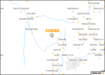 map of Khai-aw