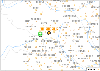 map of Khāi Gala