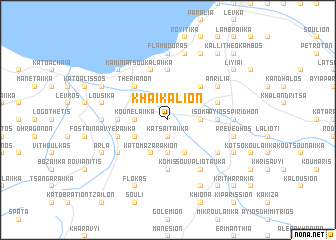 map of Khaïkálion