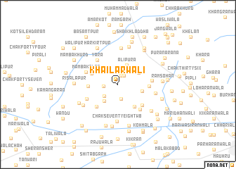 map of Khailarwāli