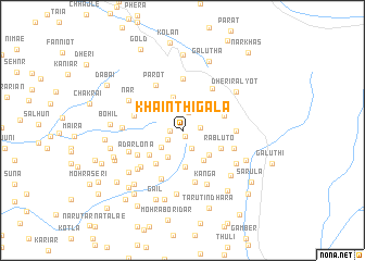map of Khainthi Gala