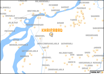 map of Khairābād