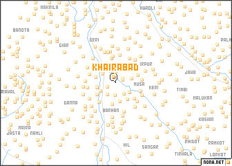 map of Khairābād