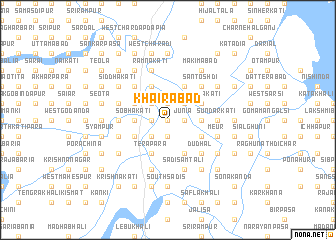 map of Khairābād