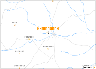 map of Khairāgarh