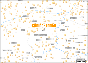 map of Khairak Bānda