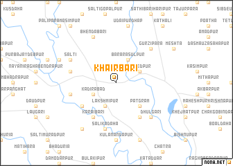 map of Khairbāri