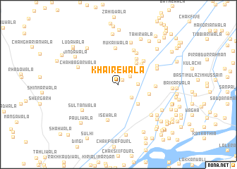 map of Khairewāla