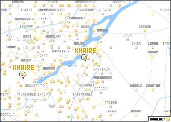 map of Khaire