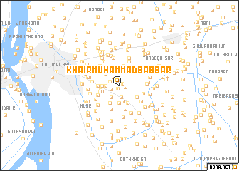 map of Khair Muhammad Babbar