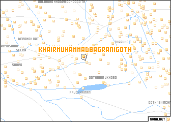 map of Khair Muhammad Bāgrāni Goth