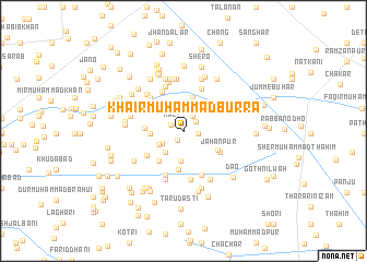 map of Khair Muhammad Burra