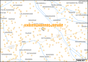 map of Khair Muhammad Jarwār