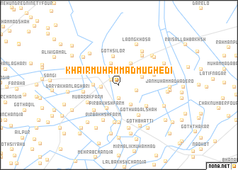 map of Khair Muhammad Mughedi