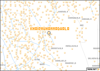 map of Khaīr Muhammadwāla