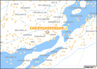 map of Khair Muhammadwāli