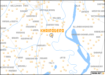 map of Khairo Dero