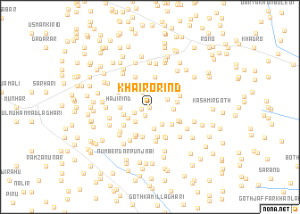 map of Khairo Rind