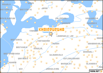 map of Khairpur Dha