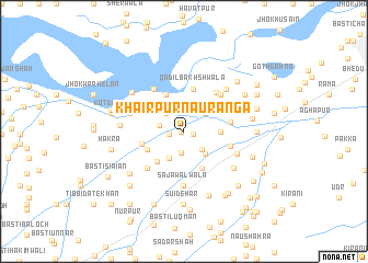 map of Khairpur Nauranga