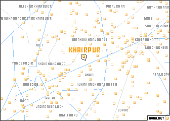 map of Khairpur