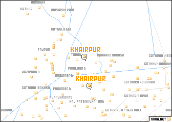 map of Khairpur