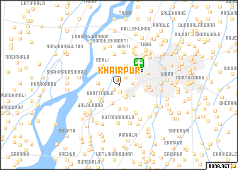 map of Khairpur