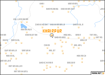 map of Khairpur