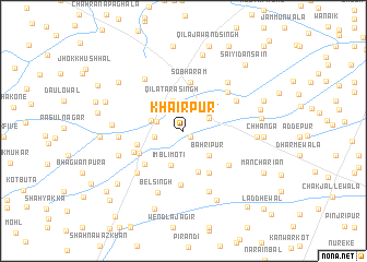 map of Khairpur