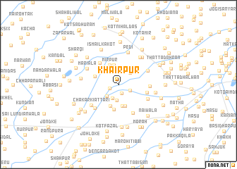 map of Khairpur