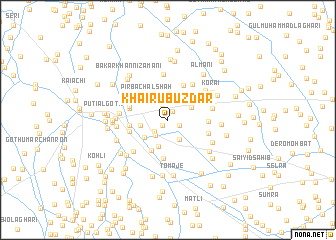 map of Khairu Buzdār