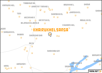 map of Khairu Khel Sarga