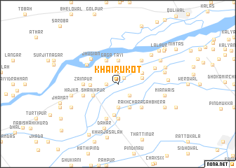 map of Khairu Kot