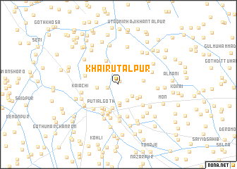 map of Khairu Tālpur